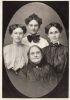Harriet with daughters Marion (Belle), Jennett, and Alice (Maude)